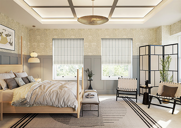 Laurel Stripe, Heritage - Twist&Fit Roman Blind - Image 8